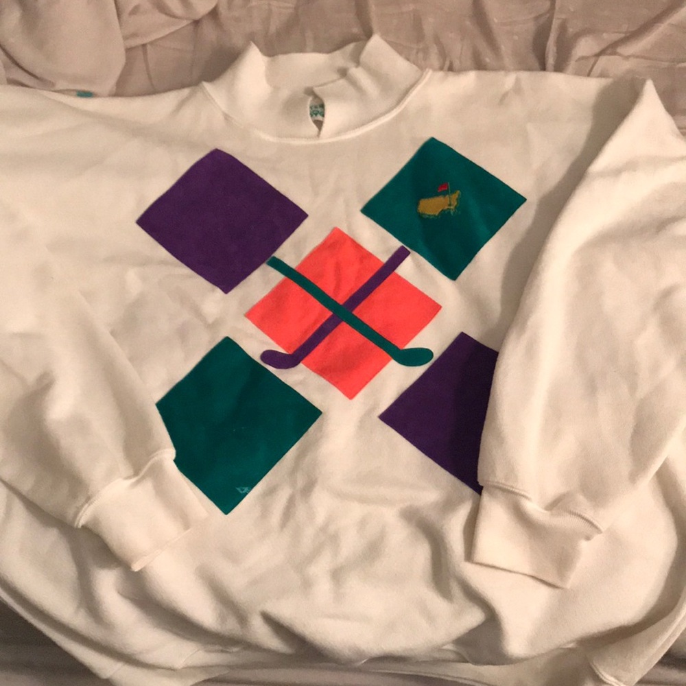 RARE Masters pullover, with suede and embroidery